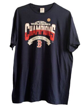 Delta Soft Boston Red Sox 2018 World Series Champions T Shirt Mens XL NWT
